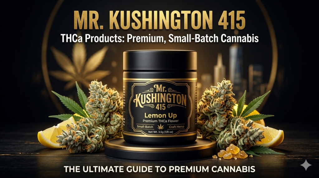 The Ultimate Guide to Mr. Kushington 415 THCa Products: Premium, Small-Batch Cannabis 1779857652988